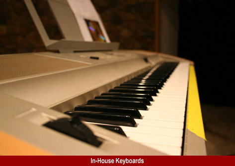 In-House Yamaha and Casio Keyboards