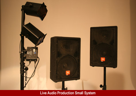 Professional Live JBL Sound System for Club Sized Venues