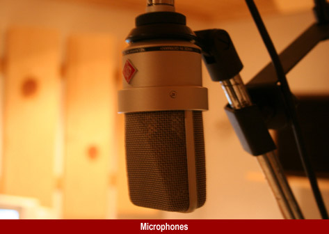 World Class Microphones including Neumann, Audio-Technica, and Shure