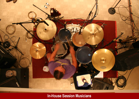 Professional Session Musicians available for many instruments